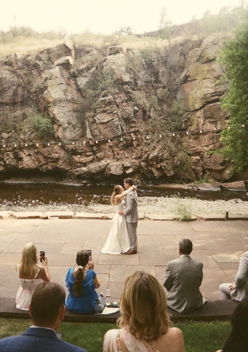 Outdoor wedding ceremony